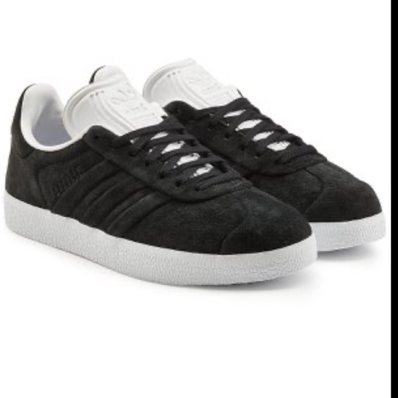 Adidas gazelle stitch and Turn black suede men’s 8 NWT - Picture 1 of 11